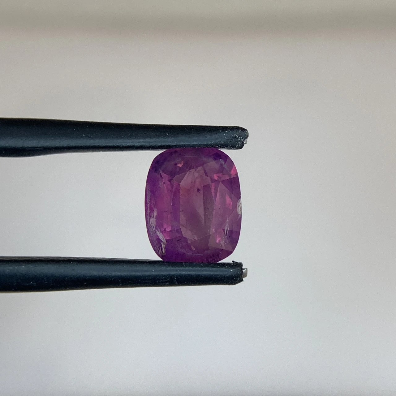 3.21ct Natural Purple Kashmir Sapphire Cushion Shape — view 2